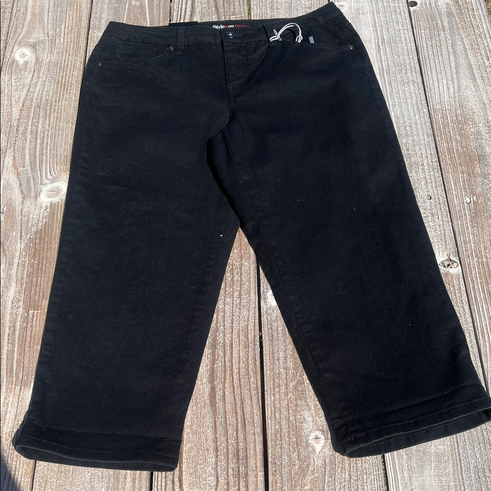 Style & Co. Black Women's Capri Pants